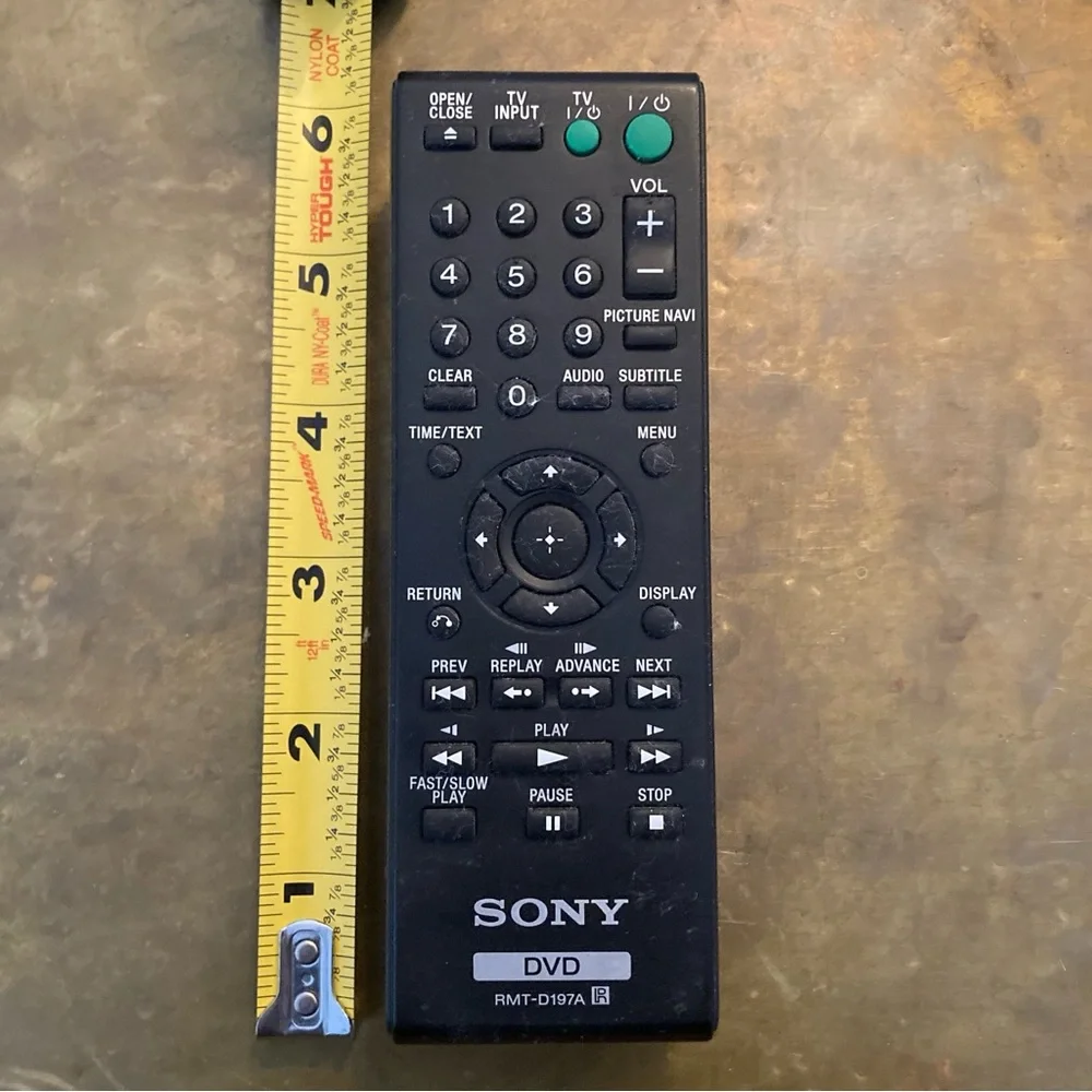 Genuine SONY REMOTE‎ CONTROL RMT-D197A For DVD Players. Tested